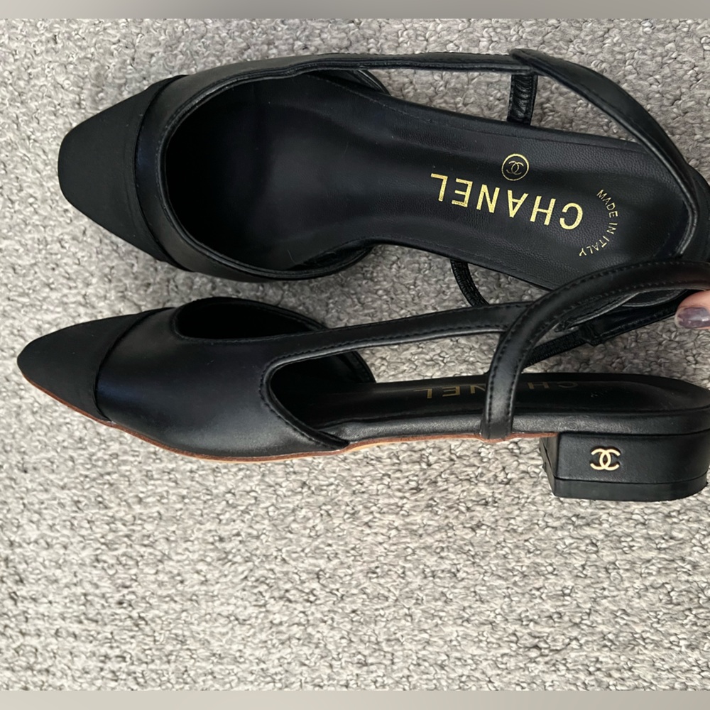 Chanel Slingback Flats